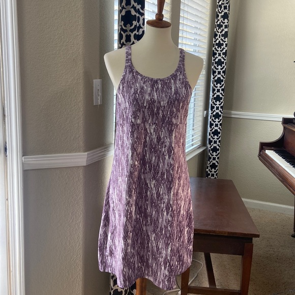 Columbia Dresses & Skirts - Columbia Omni-wick athletic tank dress purple medium gym workout tennis